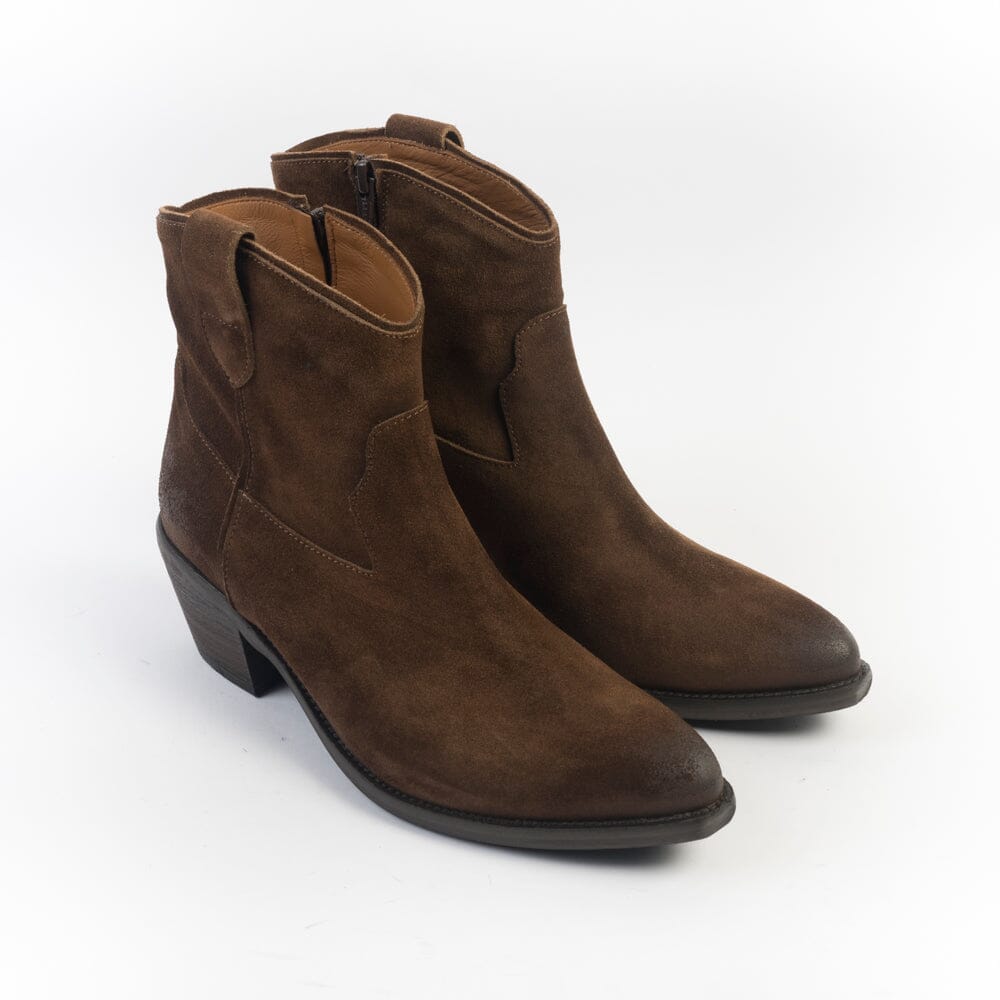 CAPPELLETTOSHOP - Stivaletto Texano 9515 - Sayo Faggio Scarpe Donna CAPPELLETTO 1948