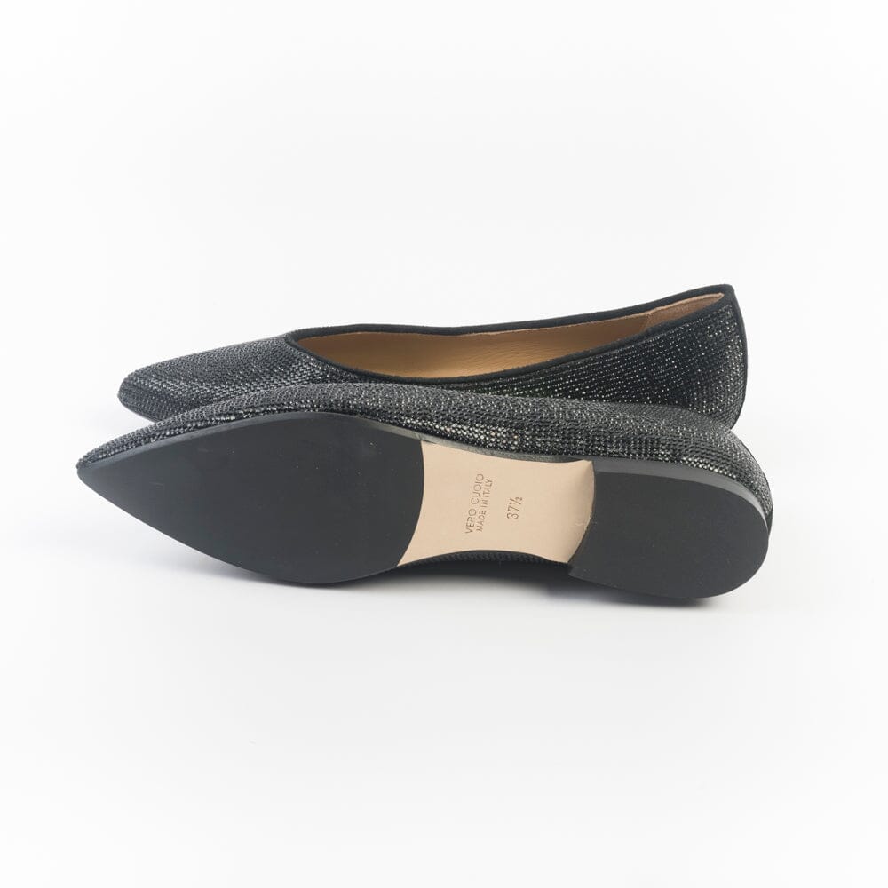 ANNA F - Ballerina - 1821 - Crystal nero Scarpe Donna Anna F.