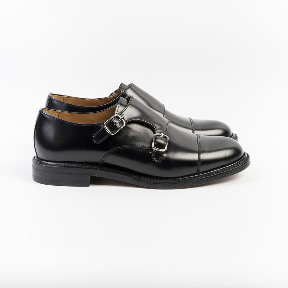 BERWICK 1707 - 5212 - Doppia Fibbia - Nero Scarpe Uomo Berwick 1707