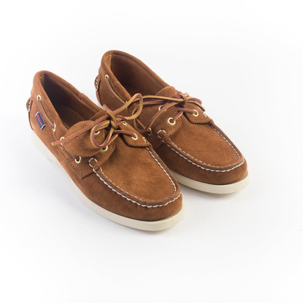 SEBAGO - Allacciata Docksides Portland - Scarpa da Barca - 77131JW - Castagna Scarpe Donna Sebago