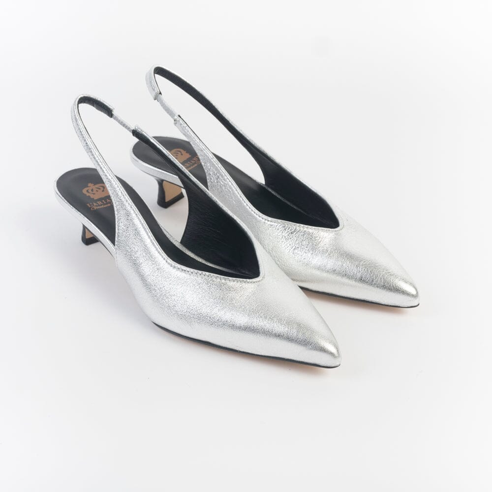 L' ARIANNA - Sling Back - CH2529 - Argento Scarpe Donna L'Arianna