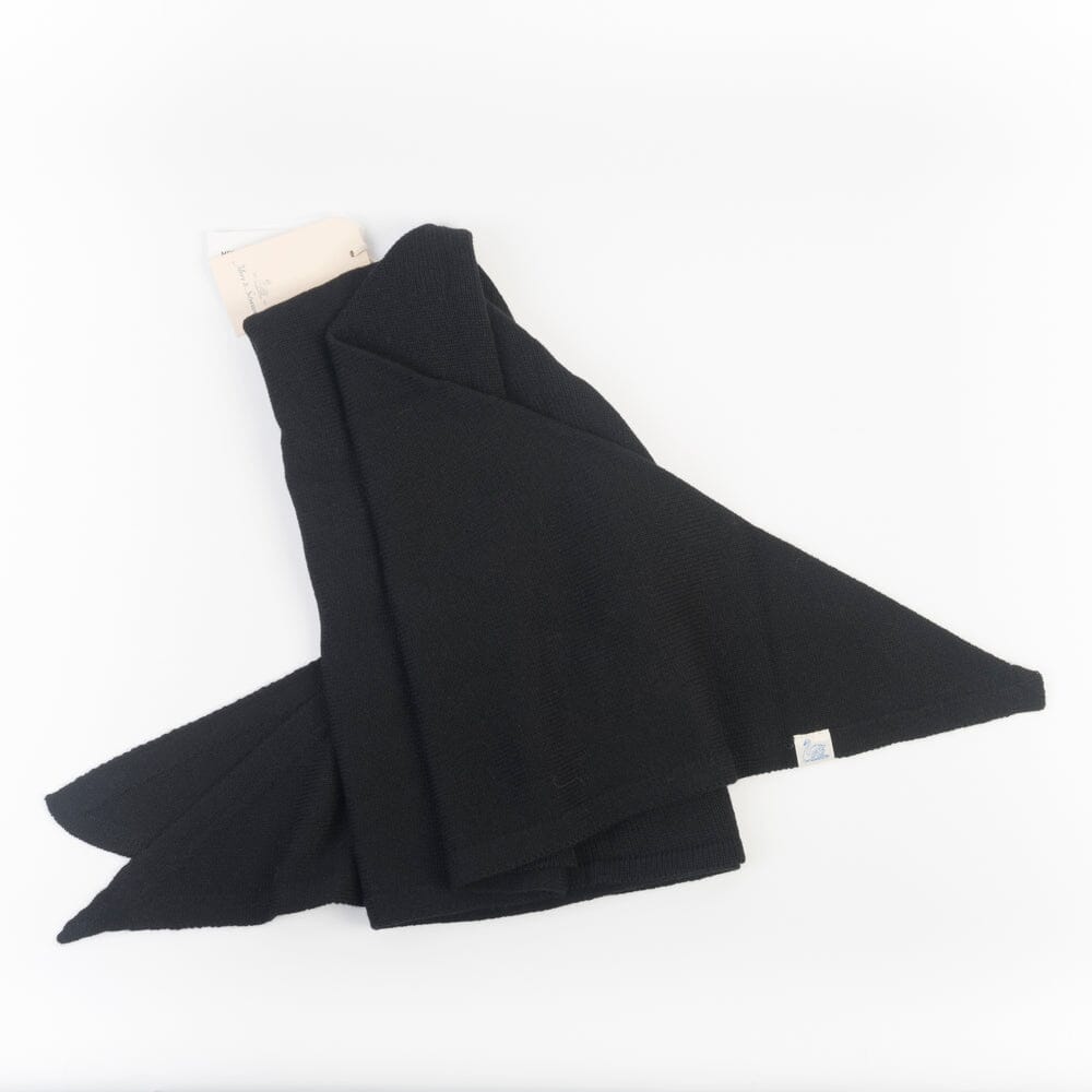 MERZ B. SCHWANEN - Sciarpa Triangolare - 99 Deep Black Accessori Donna MERZ B. SCHWANEN