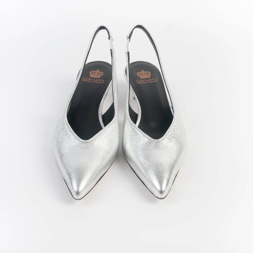 L' ARIANNA - Sling Back - CH2529 - Argento Scarpe Donna L'Arianna