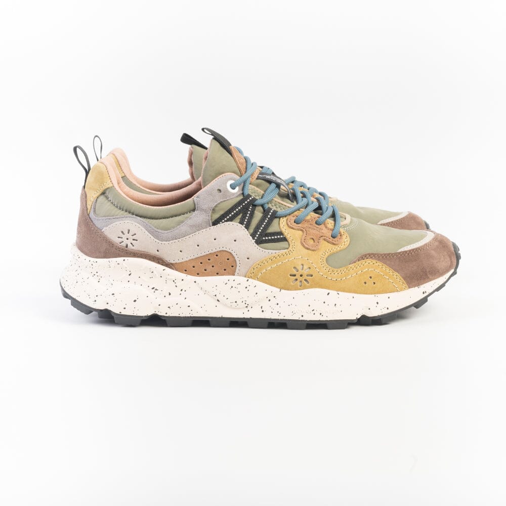 FLOWER MOUNTAIN - Sneakers Yamano 3 - 1D57 - Brown Military Scarpe Uomo FLOWER MOUNTAIN
