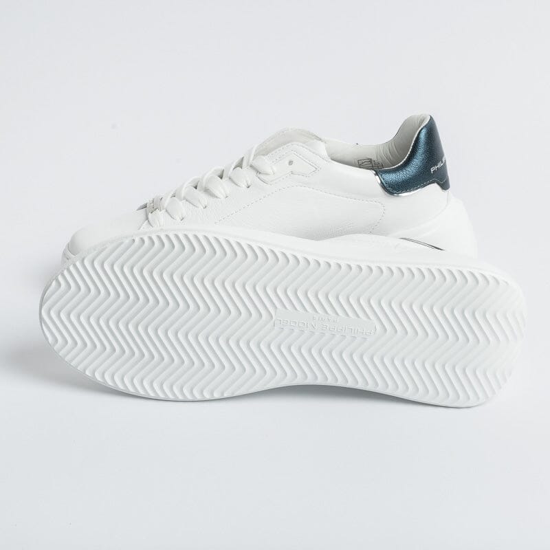 PHILIPPE MODEL - Sneakers BJLD WM02 - Tres Temple - Bianco Petrolio Scarpe Donna Philippe Model Paris