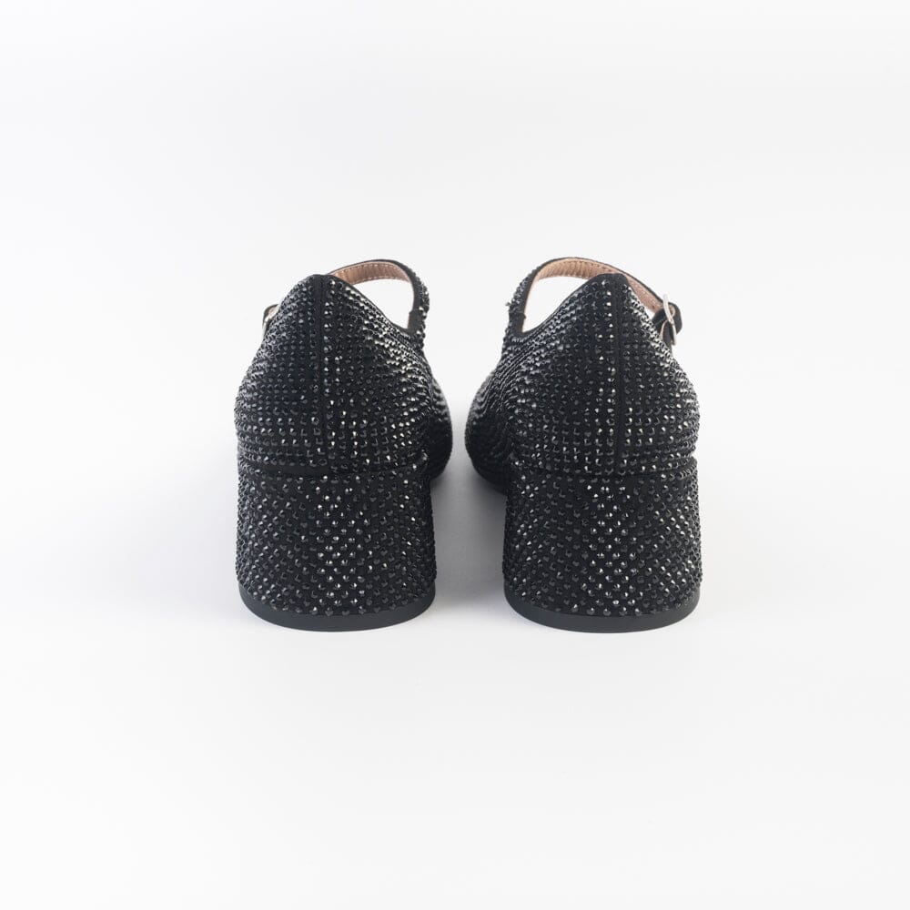 BIBI LOU - Mary Jane Cardiff- 703Z - Nero Swarovsky Scarpe Donna BIBI LOU