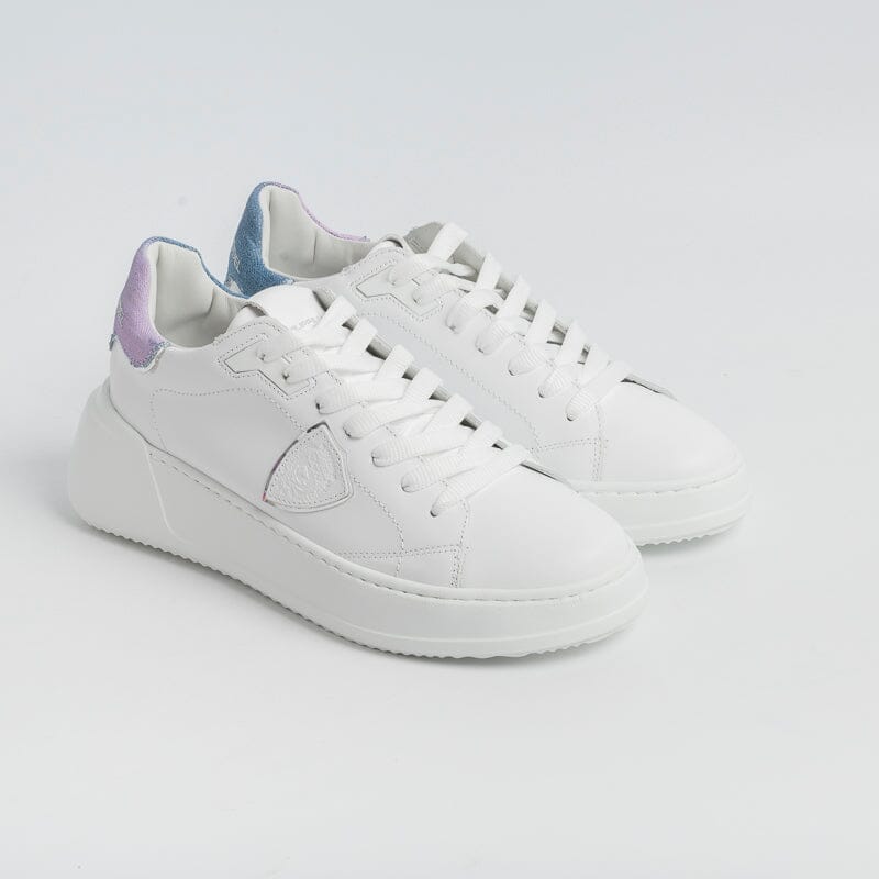 PHILIPPE MODEL - Sneakers BJLD VDD1 - Tres Temple - Bianco Denim Scarpe Donna Philippe Model Paris 