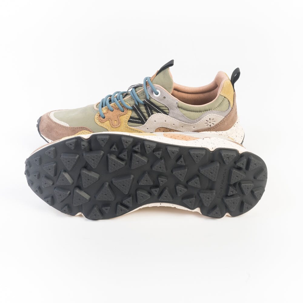 FLOWER MOUNTAIN - Sneakers Yamano 3 - 1D57 - Brown Military Scarpe Uomo FLOWER MOUNTAIN