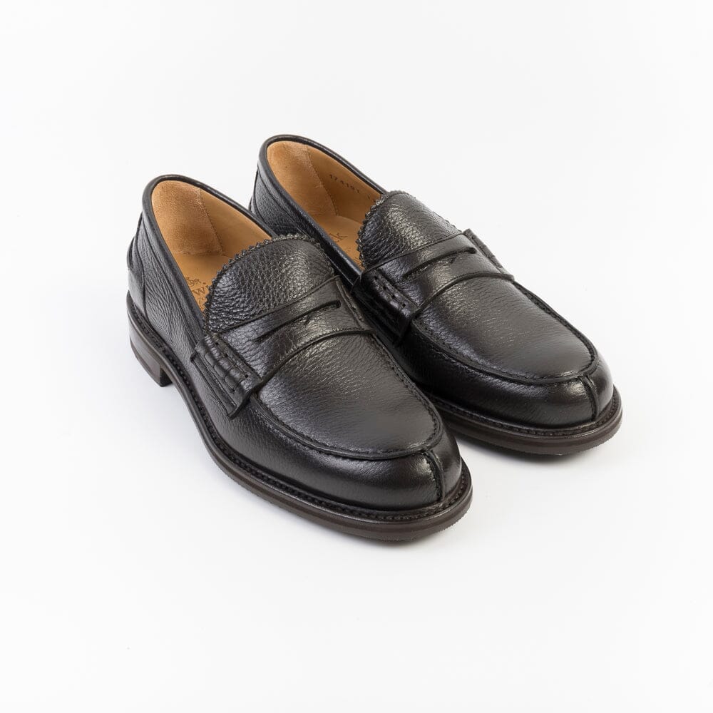 BERWICK 1707 - Mocassino fondo Gomma - 11053 - Cervo Testa di Moro Scarpe Uomo Berwick 1707