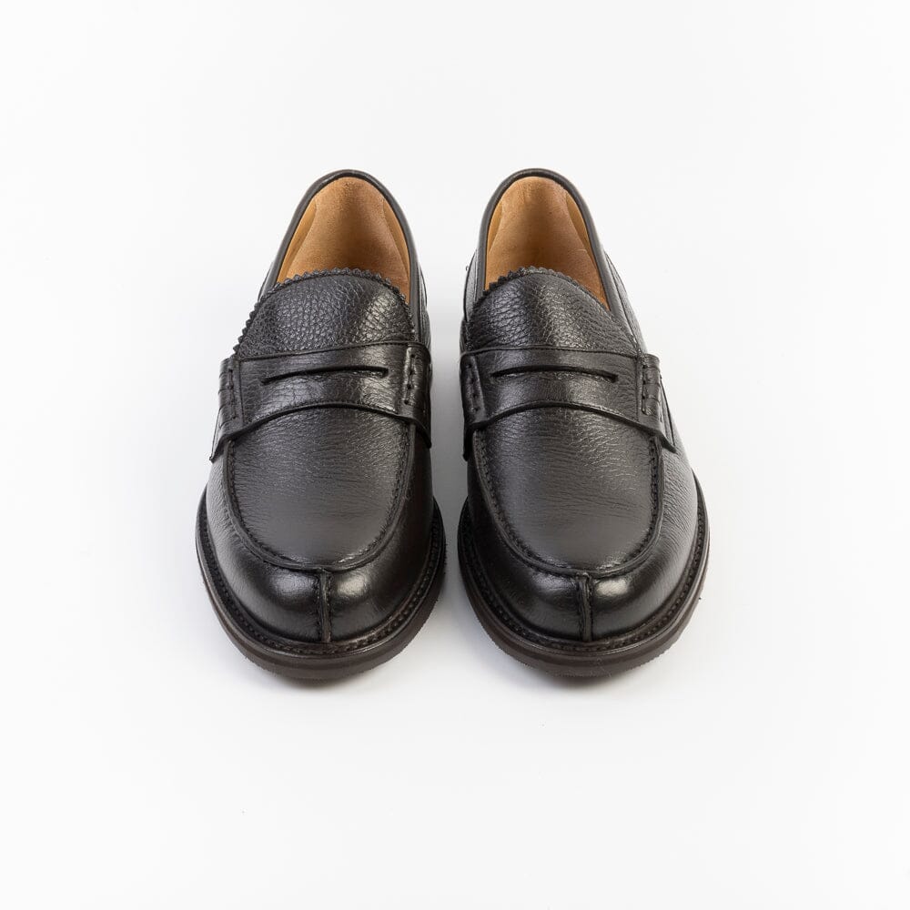 BERWICK 1707 - Mocassino fondo Gomma - 11053 - Cervo Testa di Moro Scarpe Uomo Berwick 1707