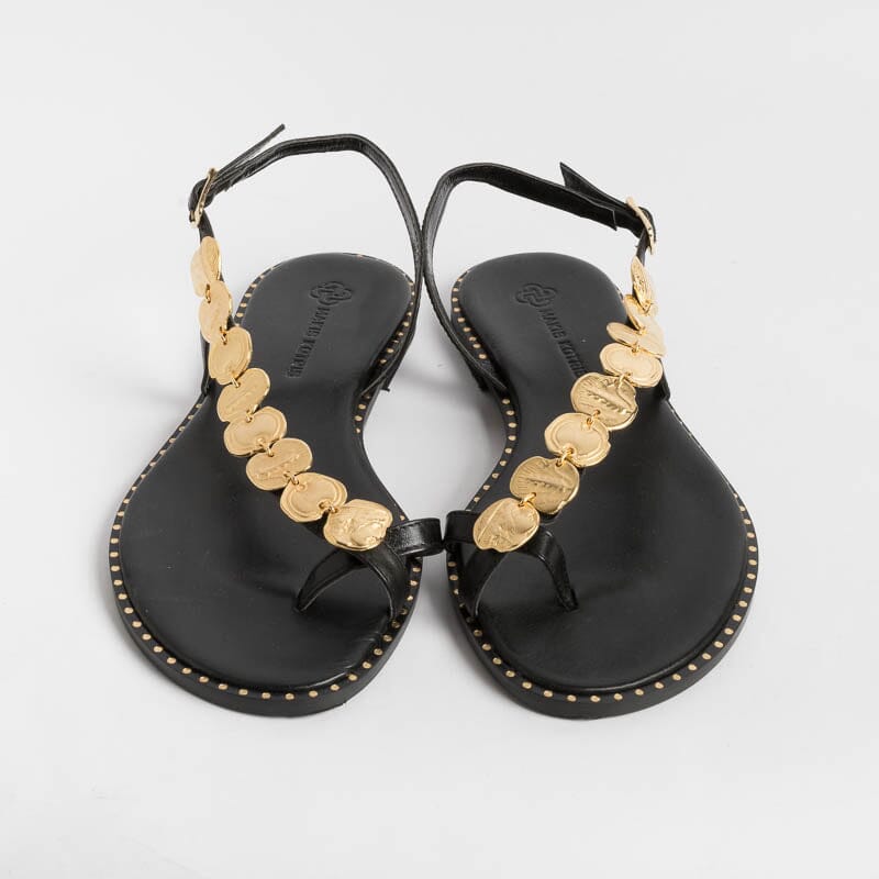 MAKIS KOTRIS - Sandali Bassi infradito K850 - Nero Scarpe Donna MAKIS KOTRIS