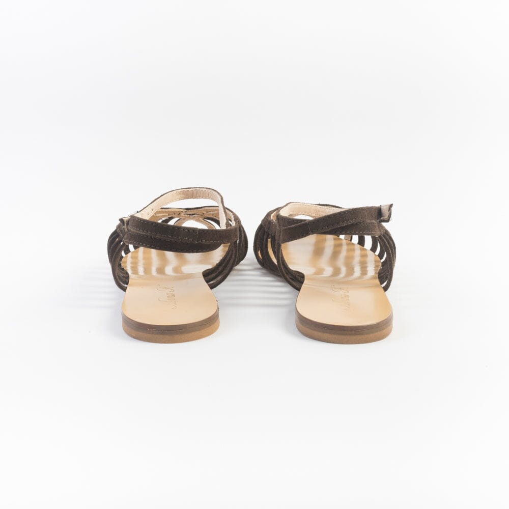 ANNA F. - Sandali 513 - Camoscio Marrone Scarpe Donna Anna F.