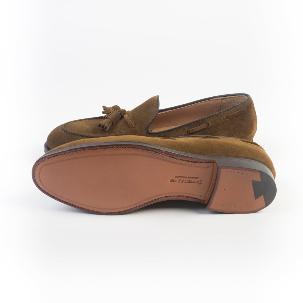 CROCKETT & JONES - Mocassino - Cavendish 2 - Suede Seawood Scarpe Uomo CROCKETT & JONES