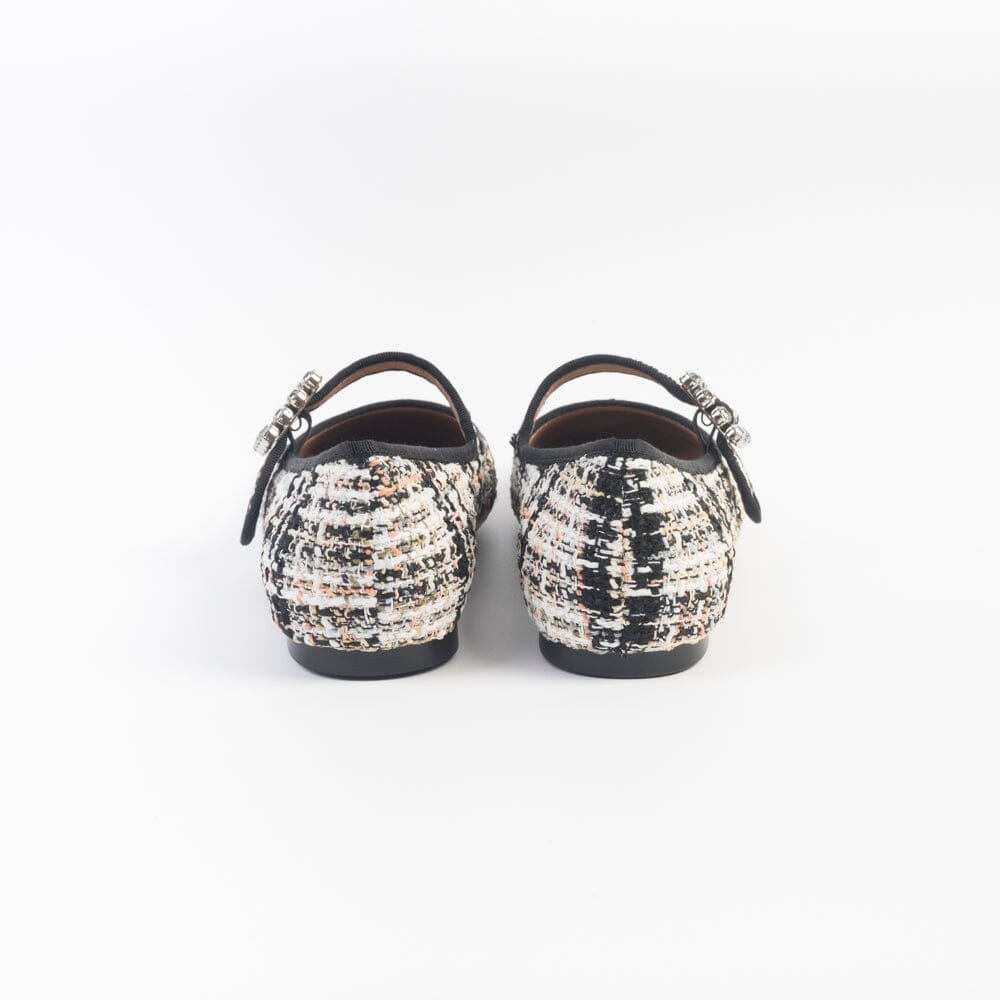 BIBI LOU - Mary Jane ESSEN - 656 - Boucklè Bianco Nero Scarpe Donna BIBI LOU