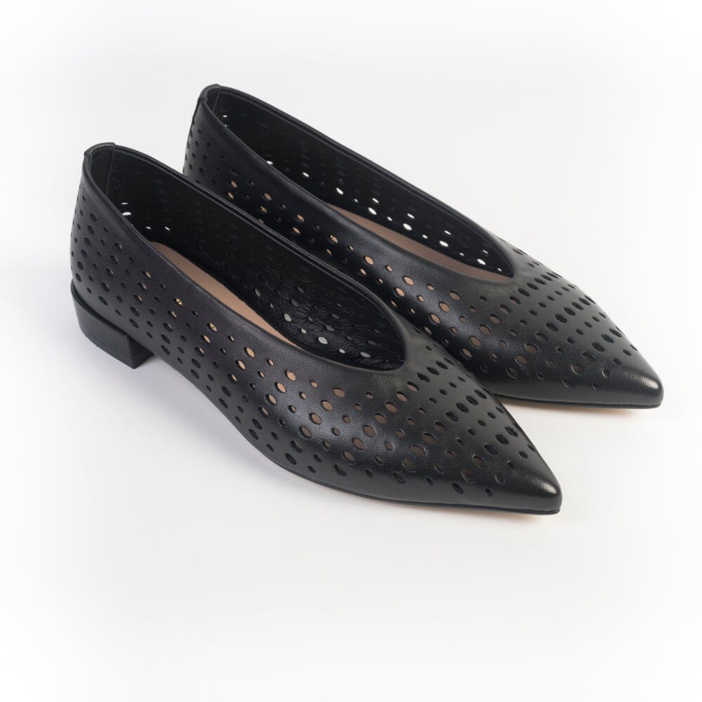 CappellettoShop - Ballerina - Pauline 84 - Nero Scarpe Donna CappellettoShop