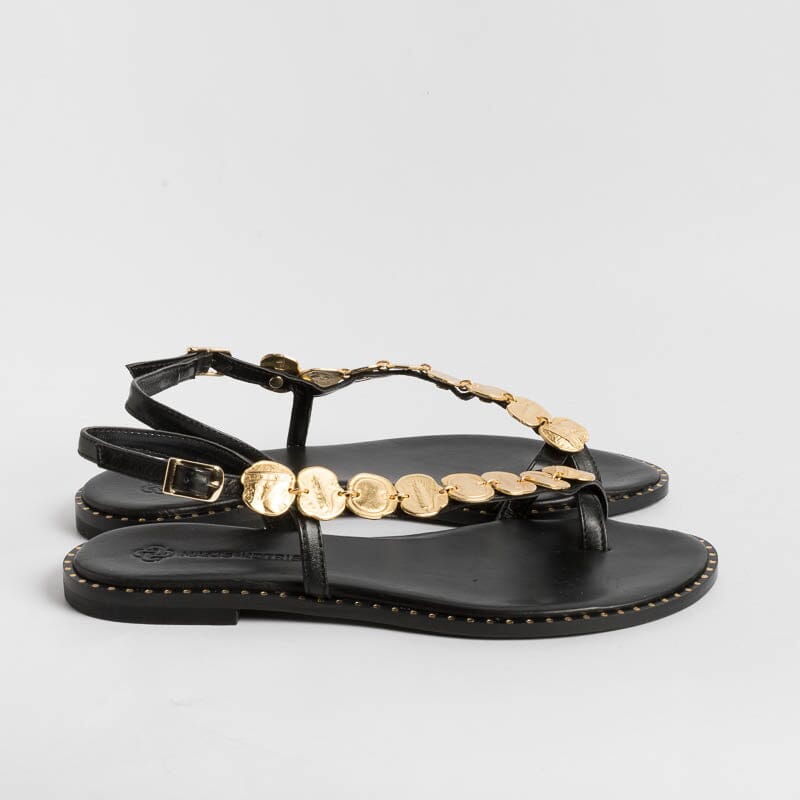 MAKIS KOTRIS - Sandali Bassi infradito K850 - Nero Scarpe Donna MAKIS KOTRIS
