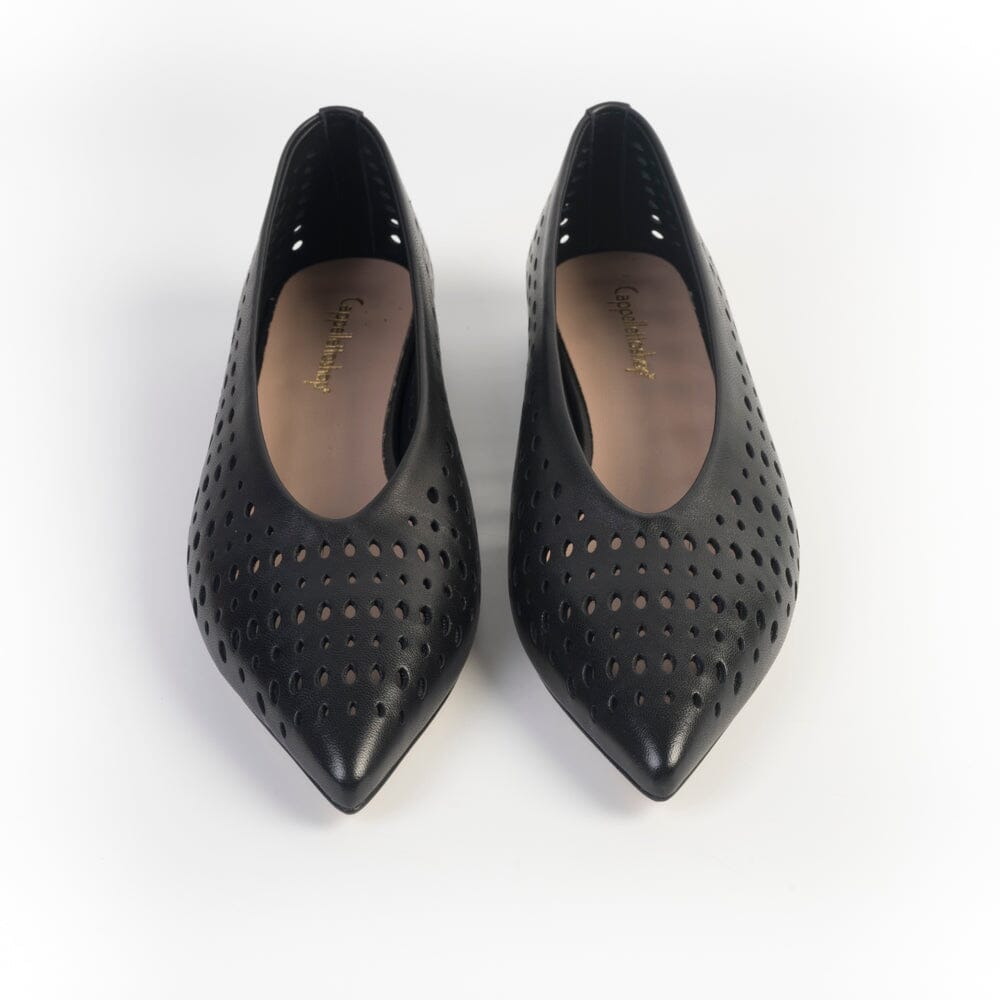 CappellettoShop - Ballerina - Pauline 84 - Nero Scarpe Donna CappellettoShop