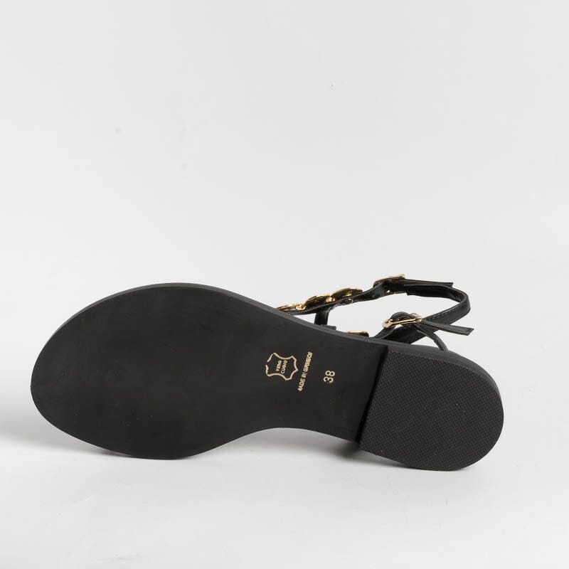 MAKIS KOTRIS - Sandali Bassi infradito K850 - Nero Scarpe Donna MAKIS KOTRIS