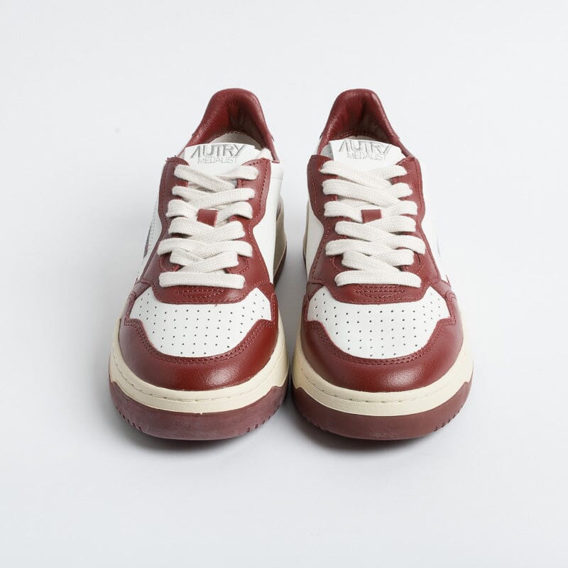 AUTRY - AULW WB35 -Sneakers LOW WOM LEAT - Bianco Syrah Scarpe Donna AUTRY - Collezione donna