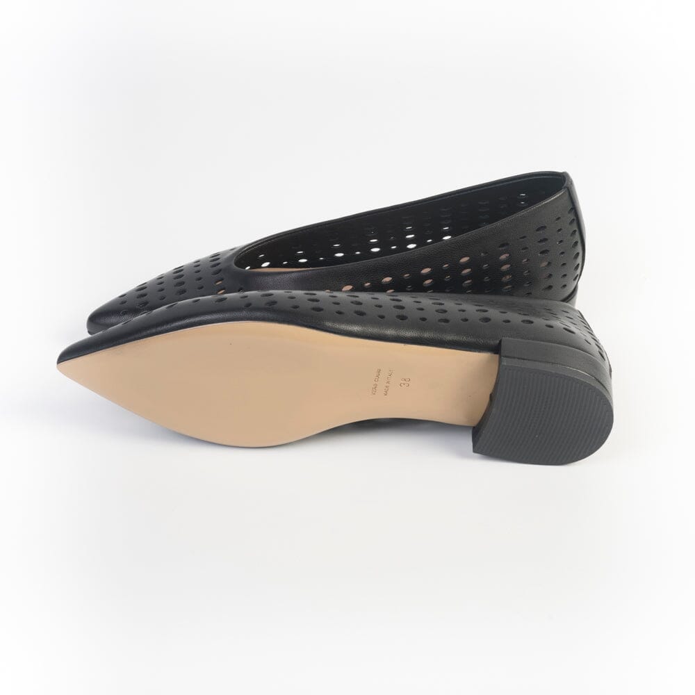 CappellettoShop - Ballerina - Pauline 84 - Nero Scarpe Donna CappellettoShop