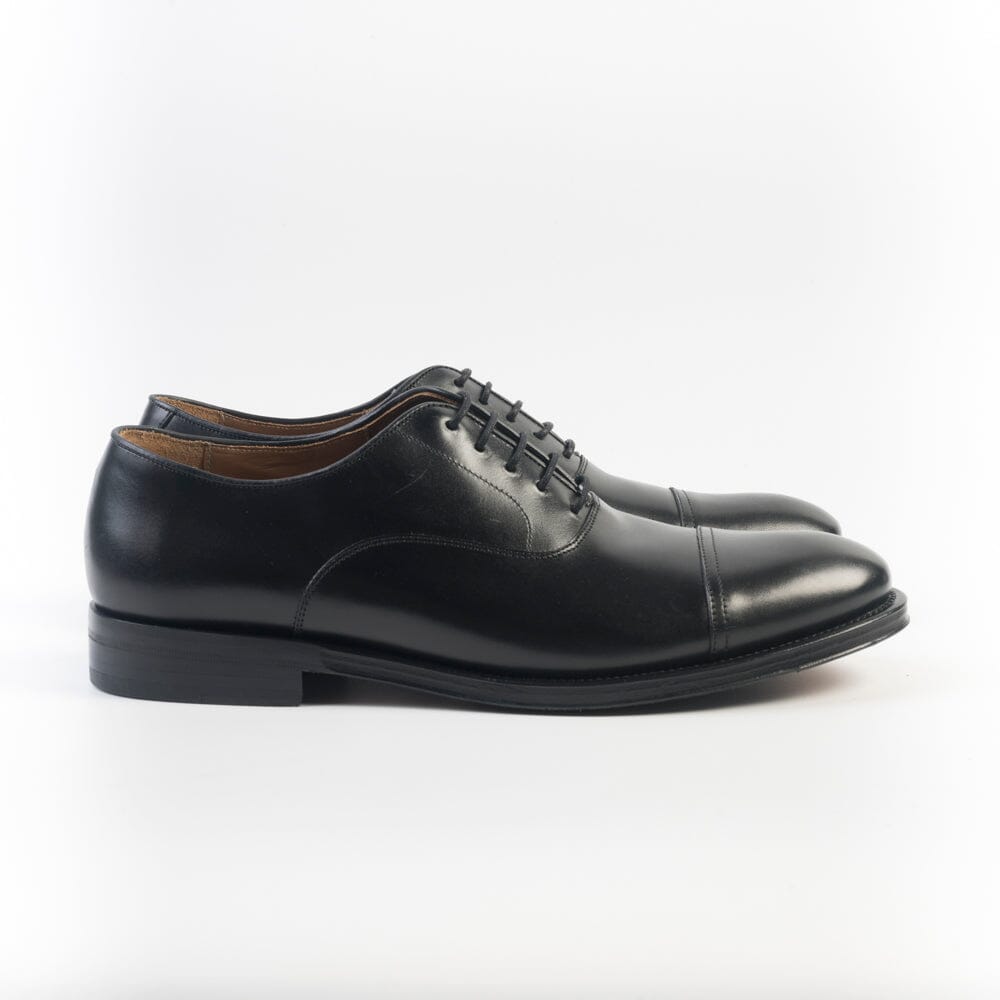 CAPPELLETTOSHOP - Francesina - X2087 - Box Nero Scarpe Uomo CAPPELLETTO 1948 - Collezione Uomo
