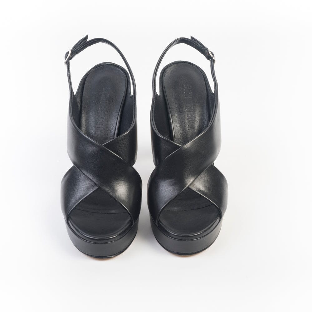 GUGLIELMO ROTTA - Sandali con Tacco - Gala - 7543 - Nappa Nera Scarpe Donna GUGLIELMO ROTTA