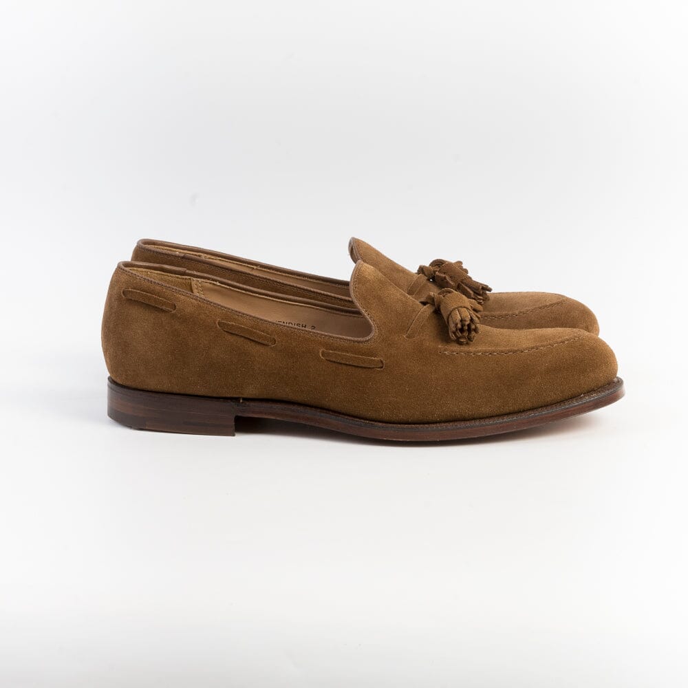 CROCKETT & JONES - Mocassino - Cavendish 2- 29376A - Camoscio Tabacco Scarpe Uomo CROCKETT & JONES