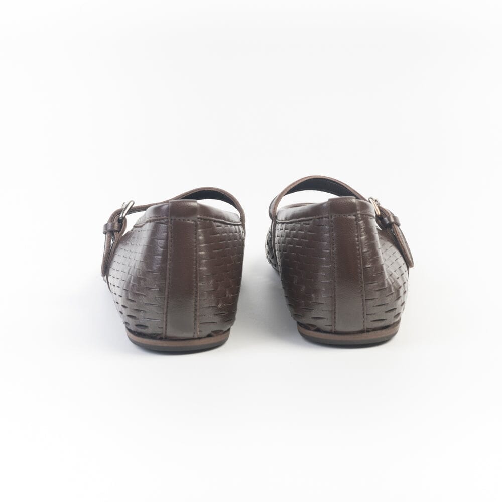 PANTANETTI - Mary Jane 19723 - Pelle Cacao Scarpe Donna PANTANETTI
