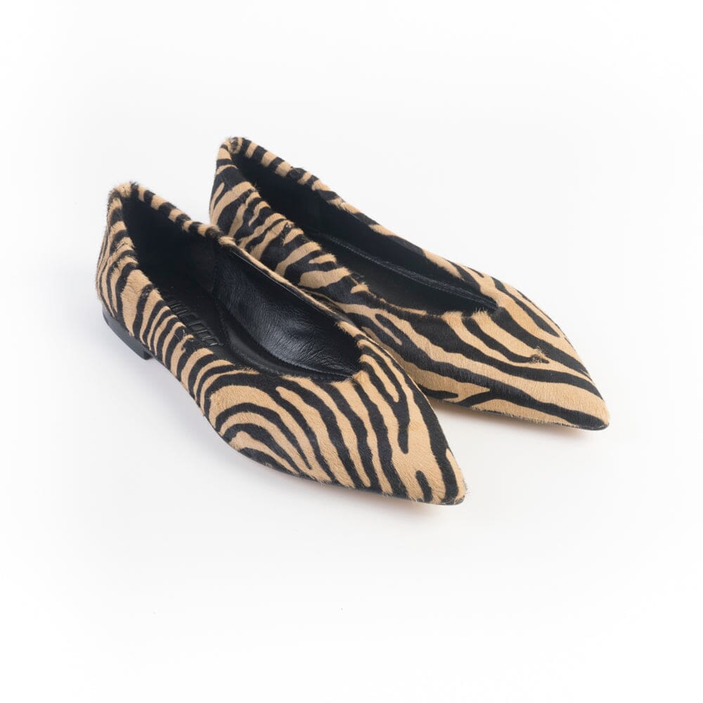 POMME D'OR - Ballerina 1000 - Cavallino Zebra Scarpe Donna POMME D' OR