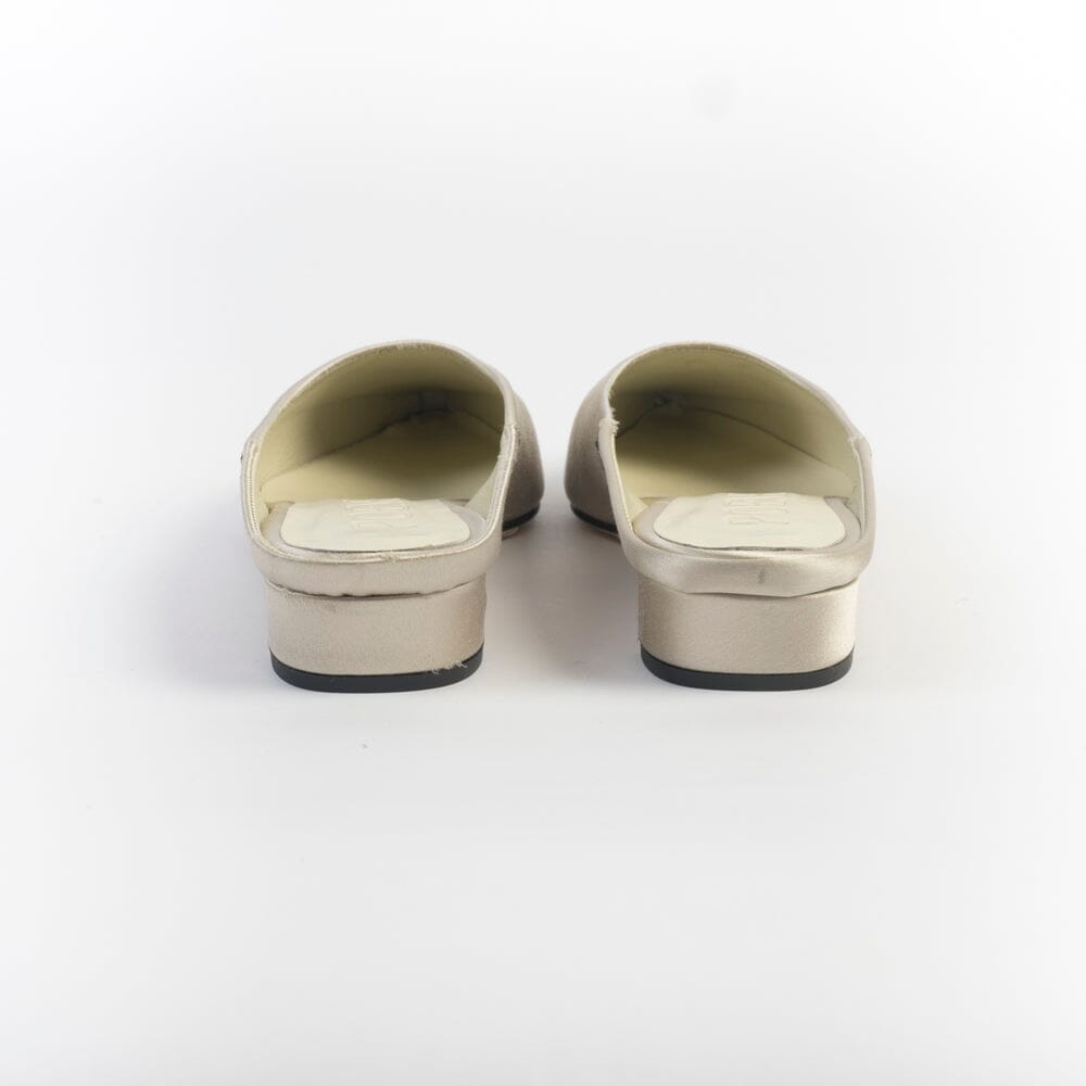 POEVE - Sabot - OF52 - Raso Champagne Scarpe Donna POESIE VENEZIANE