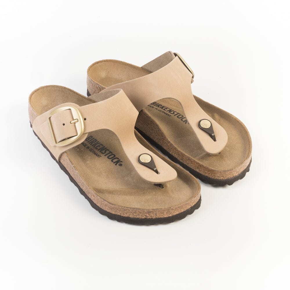 BIRKENSTOCK - Sandali bassi Infradito - Gizeh Big Buckle - 1023966 - Sand Castle Scarpe Donna BIRKENSTOCK
