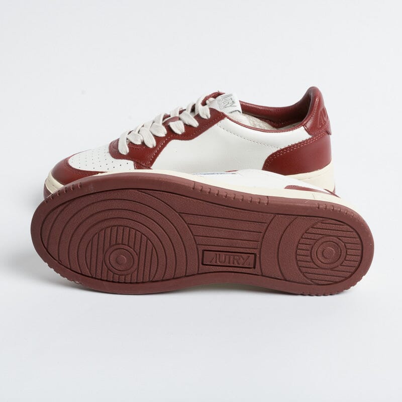 AUTRY - AULW WB35 -Sneakers LOW WOM LEAT - Bianco Syrah Scarpe Donna AUTRY - Collezione donna