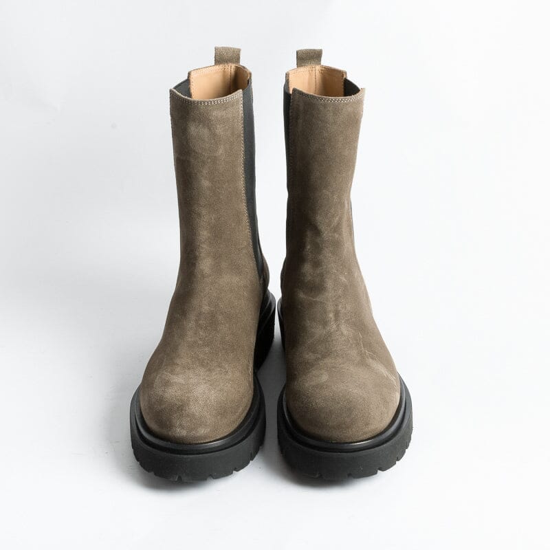 ANNA F - Stivaletto - 9715 - Velour - Tortora Scarpe Donna Anna F.