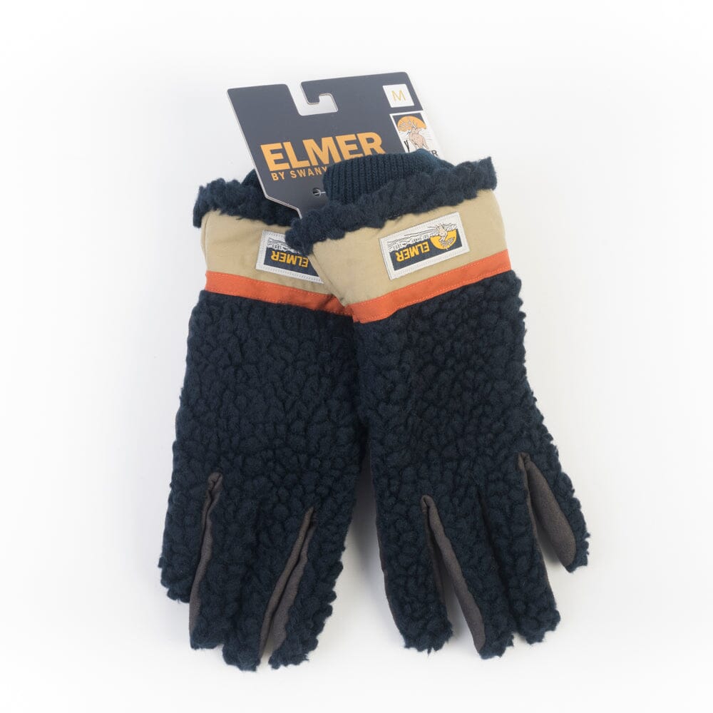 ELMER BY SWANY - Guanti Teddy - Navy Blu Accessori Uomo ELMER BY SWANY