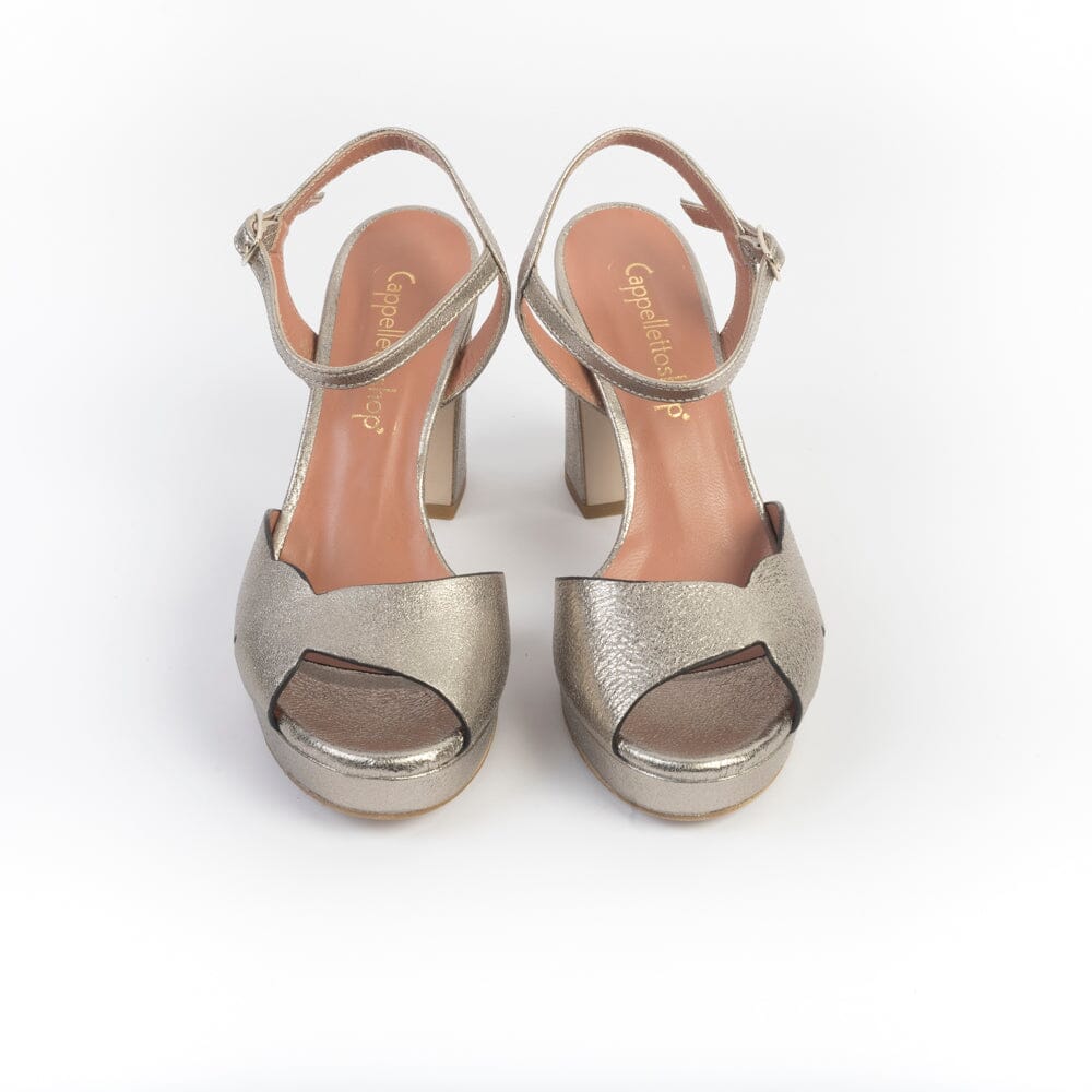 CappellettoShop - Sandali con Tacco - Alba Bronzo - 6261K Scarpe Donna CappellettoShop