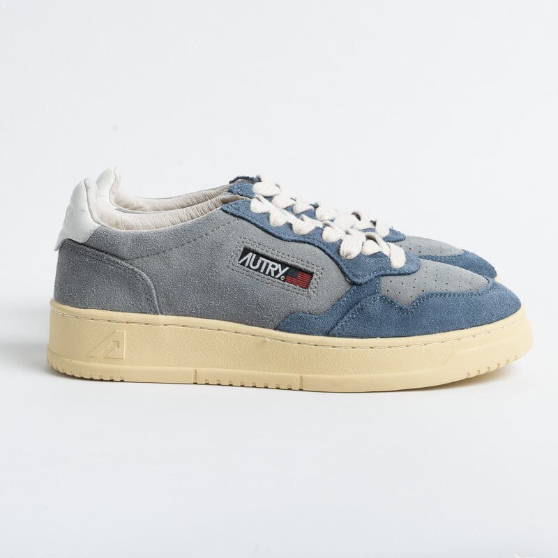 AUTRY - AULW SS18 -Sneakers LOW WOM LEAT - Grigio Blu Scarpe Donna AUTRY - Collezione donna 
