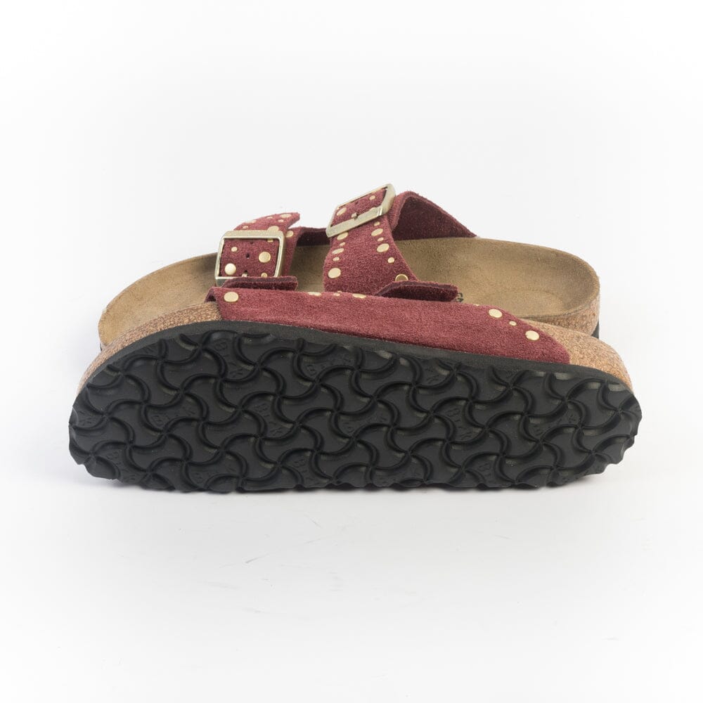 BIRKENSTOCK - Sandali bassi 1030463- Arizona BS - Rivetti Bordeaux Scarpe Donna BIRKENSTOCK