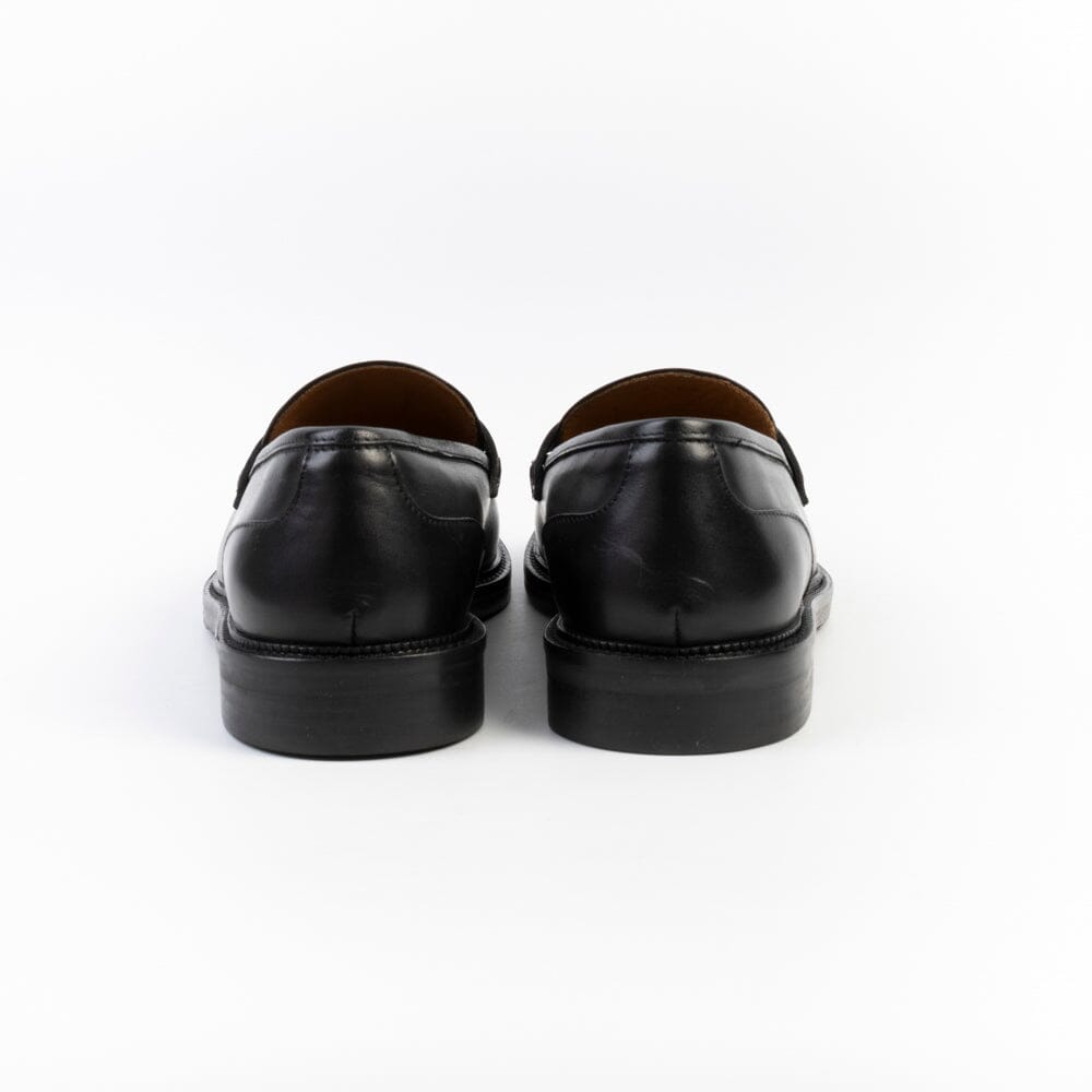 CAPPELLETTOSHOP - Mocassino - 9000 - Vitello Nero Scarpe Donna CAPPELLETTO 1948