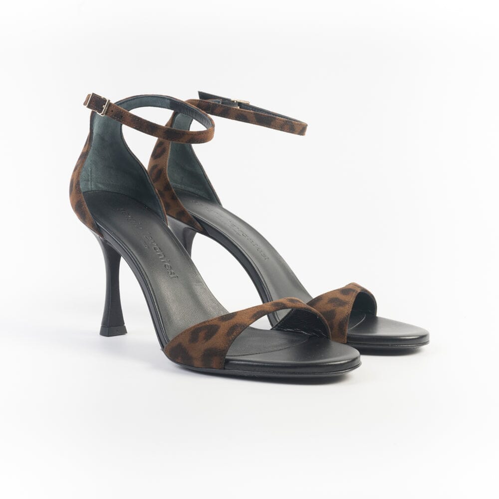 SERGIO LEVANTESI - Sandali con Tacco - HAVE99 - Camoscio Leo Scarpe Donna SERGIO LEVANTESI