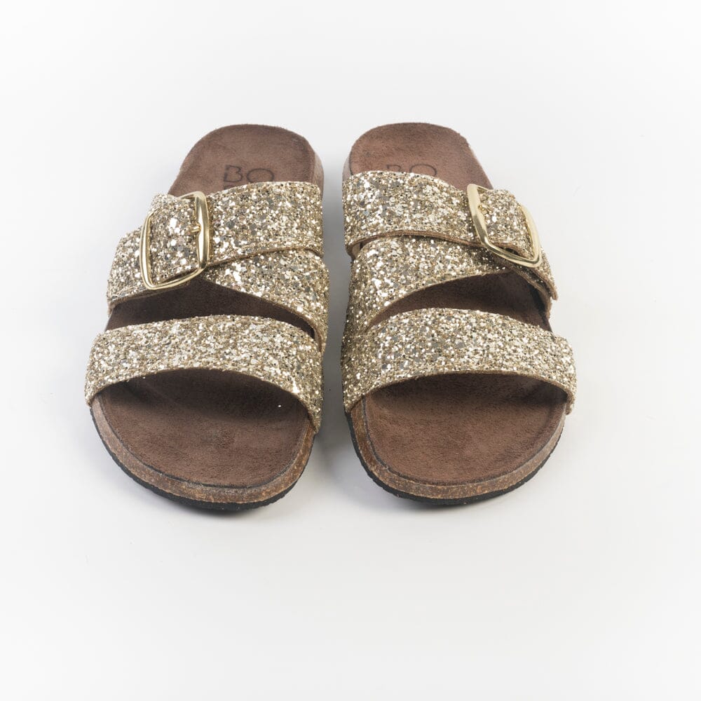 BOSABO - Sandali bassi - 486 - Glitter Gold Scarpe Donna BOSABO