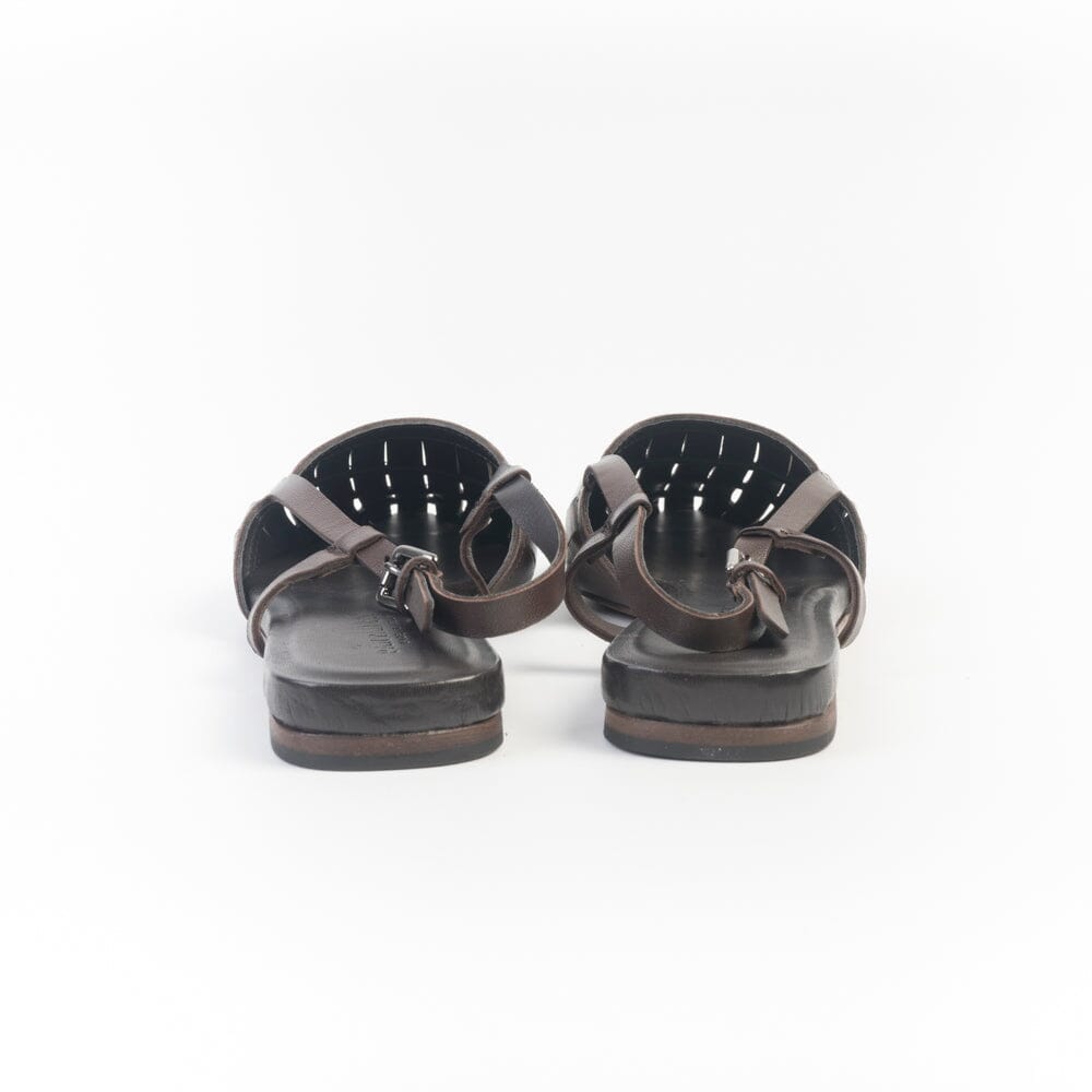PANTANETTI - Sling Back 19795 - Pelle Cacao Scarpe Donna PANTANETTI