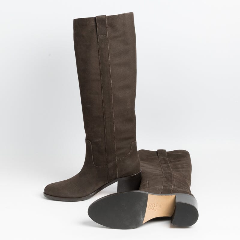 VIA ROMA 15 - Stivali - 3961 - Nabuk Testa di Moro Scarpe Donna Via Roma 15