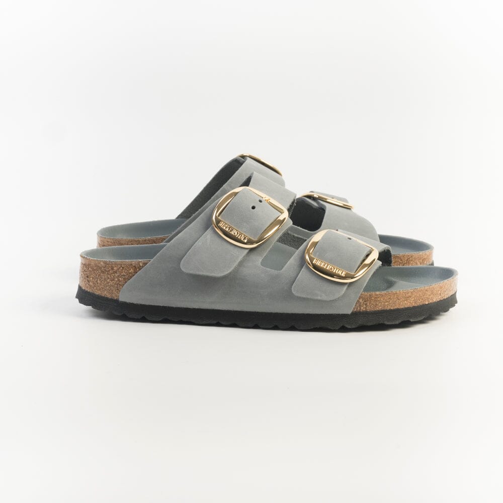 BIRKENSTOCK - Sandali bassi - 1032071 - Arizona Big Buckle - Grigio Basalt Scarpe Donna BIRKENSTOCK
