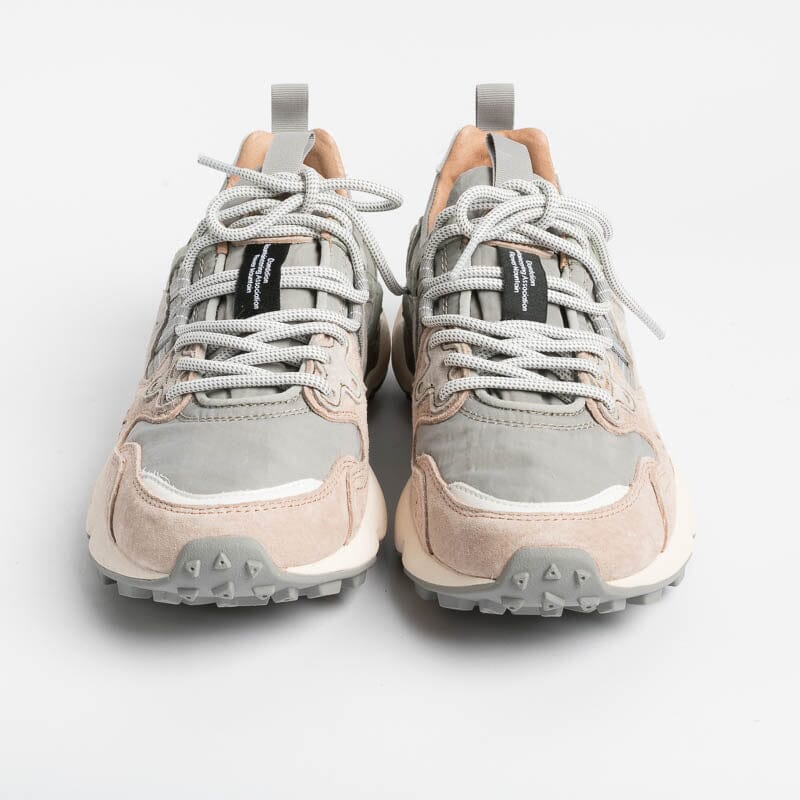 FLOWER MOUNTAIN - Sneakers Yamano 1M15 - Grigio/ Rosa Scarpe Donna FLOWER MOUNTAIN