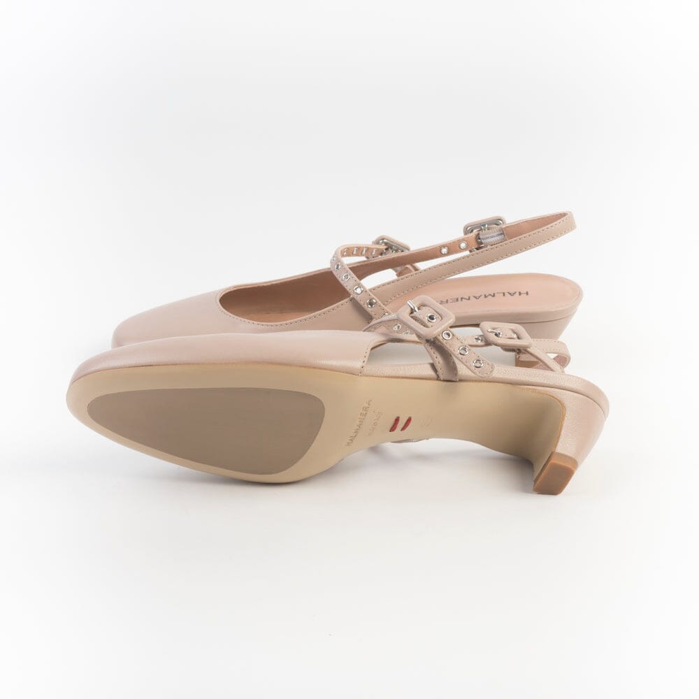 HALMANERA - Sling Back - Dina 14 - Naturale Scarpe Donna HALMANERA