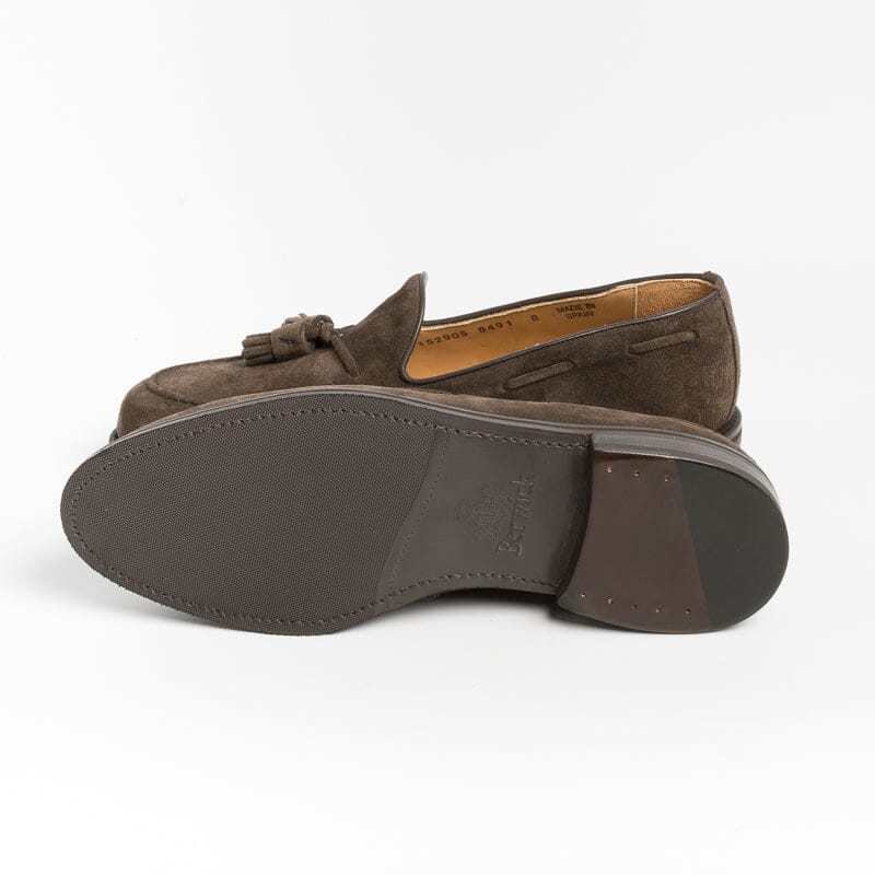 BERWICK 1707 - 8491 - Mocassino Nappine - Camoscio Testa di Moro Scarpe Uomo Berwick 1707