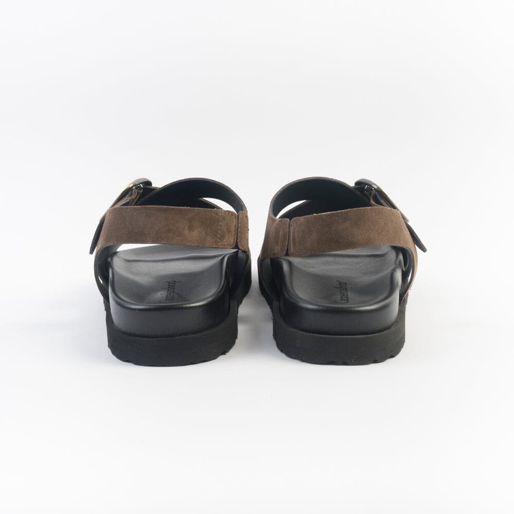 CappellettoShop - Sandali Bassi - 214 - Camoscio Moka Scarpe Donna CAPPELLETTO 1948