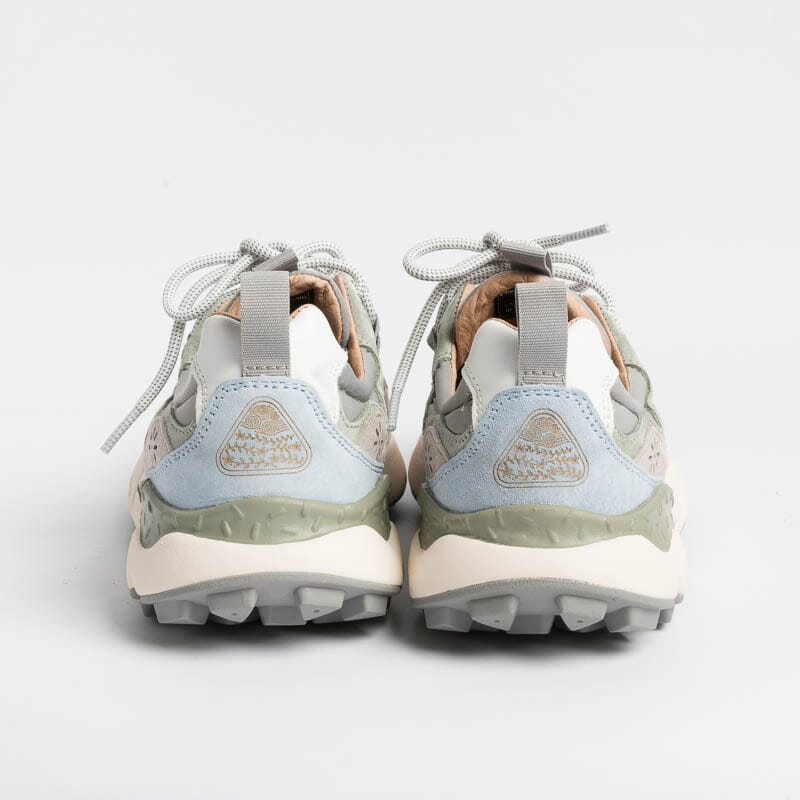 FLOWER MOUNTAIN - Sneakers Yamano 1M15 - Grigio/ Rosa Scarpe Donna FLOWER MOUNTAIN