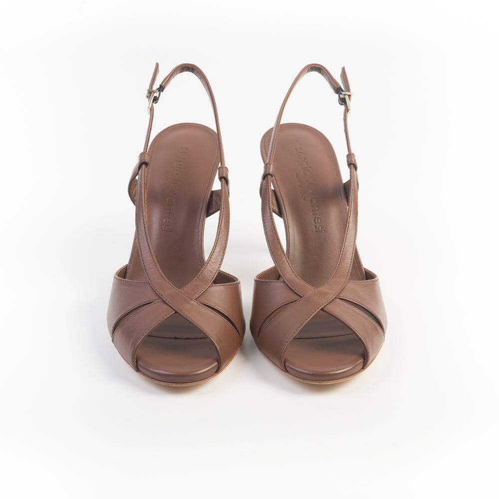 SERGIO LEVANTESI - Sandali con Tacco - HAIDE6 - Bruciato Scarpe Donna SERGIO LEVANTESI