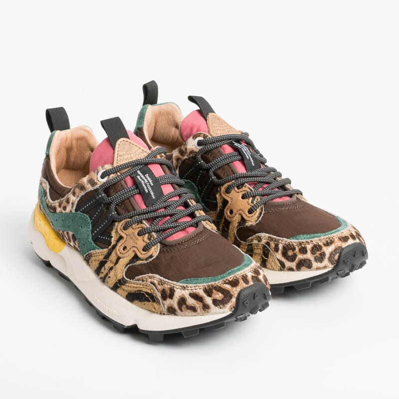 FLOWER MOUNTAIN - Sneakers Yamano 3D31- Marrone /Pony Scarpe Donna FLOWER MOUNTAIN